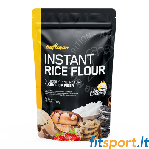 BigMan Nutrition Instant Rice Flour (ryžių miltai) 1500g 